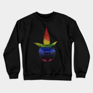 Rainbow painted flower Crewneck Sweatshirt